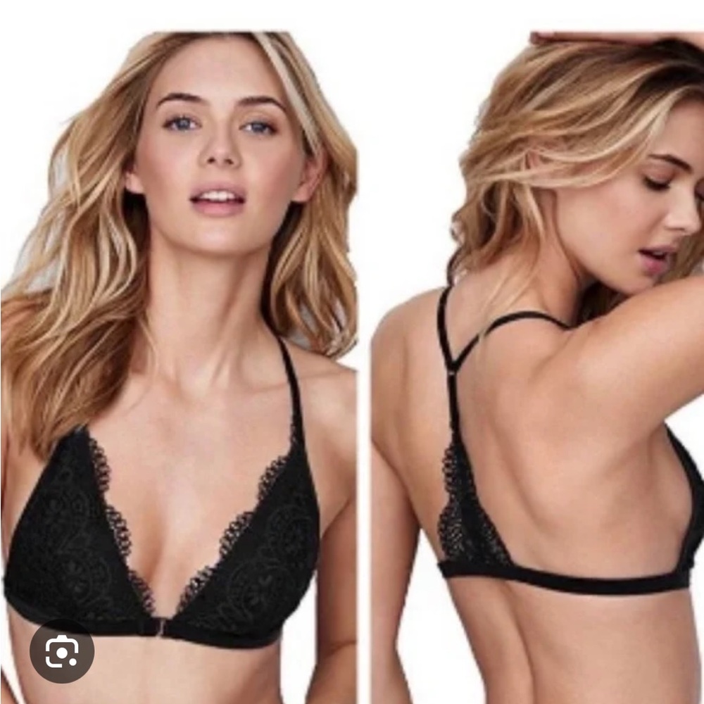 Elegant Black Lace Bralette